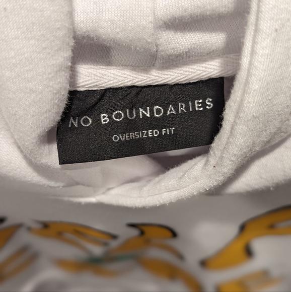 No Boundaries Self Care Mental Health Awareness Oversized Fit Sweatshirt - Picture 3 of 3